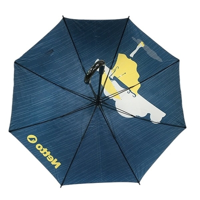Αυτόματη ανοικτή ομπρέλα 110CM πλαισίων φίμπεργκλας ψηφιακή εκτύπωση διαμέτρων