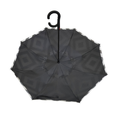 Χειρωνακτικό ανοικτό διπλό στρώματα σχέδιο μόδας ομπρελών