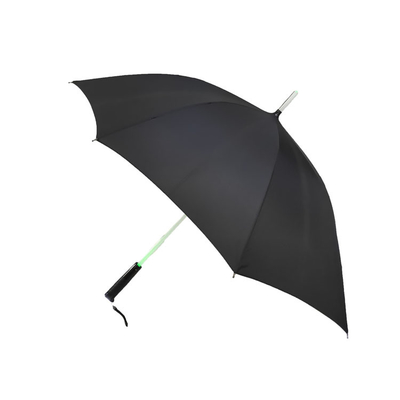 Τυπικό μέγεθος Εγχειρίδιο ανοιχτή ομπρέλα LED άξονα με αιολικό πλαίσιο