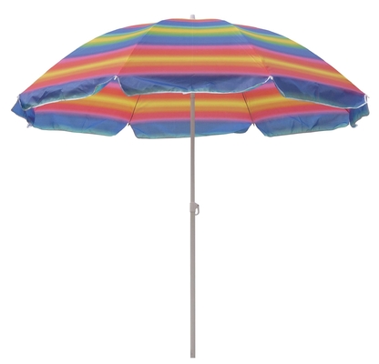 42 ίντσες Streerable Metal Beach Umbrella με UPF 50 Προστασία με 210T υφασμάτινο oxford