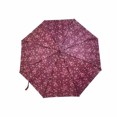 Αδιάβροχη αναδιπλώσιμη ομπρέλα συμπαγής σχεδίασης Φορητή θήκη συμπεριλαμβάνεται ελαφριά φορητή προστασία ταξιδιού