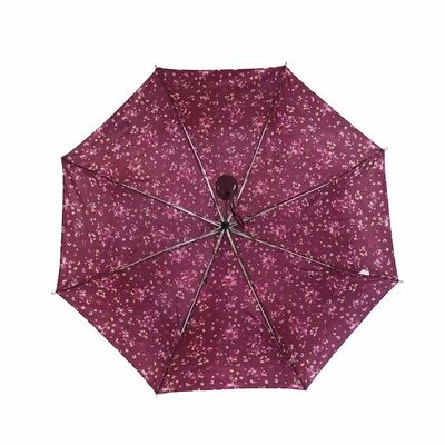 Αδιάβροχη αναδιπλώσιμη ομπρέλα συμπαγής σχεδίασης Φορητή θήκη συμπεριλαμβάνεται ελαφριά φορητή προστασία ταξιδιού