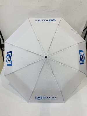 Γεμάτη από ξύλινη λαβή ομπρέλα 23 ίντσες ελαφριά 3πλούτη ομπρέλα