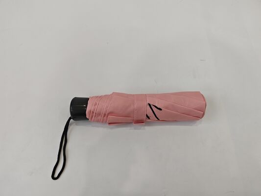 Ομπρέλα Ταξιδίου με Χειροκίνητο Άνοιγμα και Κλείσιμο, με Άνετη Λαβή από Καουτσούκ και Ελαφρύ Συμπαγές Σχέδιο για Ταξίδια