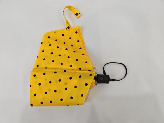 105cm ανοιχτή διάμετρος αυτόματη ομπρέλα ταξιδιού με λαστιχένιο επικάλυμμα λαβή και 26cm διπλωμένο μήκος για εύκολη μεταφορά