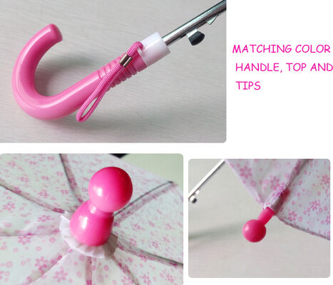 Ομπρέλα για παιδιά με διάμετρο ανοίγματος μικρότερη από 90, συμπαγής, με πλαστική λαβή, μεταλλικό σκελετό και μεταλλικό άξονα, ιδανική για καθημερινή χρήση