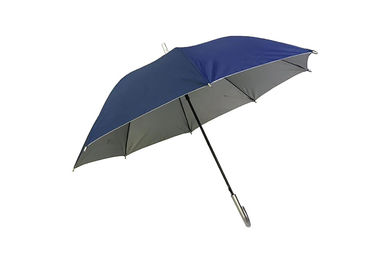 Ήλιων προστασίας βροχής ραβδιών γκολφ ομπρελών εσωτερικό επίστρωμα κόλλας στρώματος ασημένιο