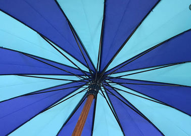 Ξύλινη ομπρέλα ραβδιών μορφής J, Raines Windproof πλαίσιο λαβών ομπρελών ξύλινο