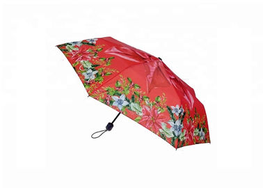 Λουλούδι πτυσσόμενη ομπρέλα 8 21 ίντσας ισχυρός εύρωστος λαβών πλευρών λαστιχένιος/πλαστικός