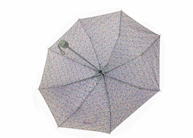Μίνι διπλώνοντας ομπρέλα υφάσματος πολυεστέρα/Pongee, μόνη διπλώνοντας ομπρέλα