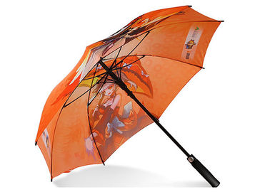 Ισχυρή Windproof εκτύπωση μεταφοράς θερμότητας λογότυπων γκολφ προσαρμοσμένη ομπρέλες