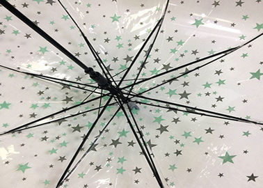 23 η» αυτόματη ανοικτή ομπρέλα βροχής σημείου εισόδου διαφανής προσάρμοσε το δημιουργικό σχέδιο ομπρελών