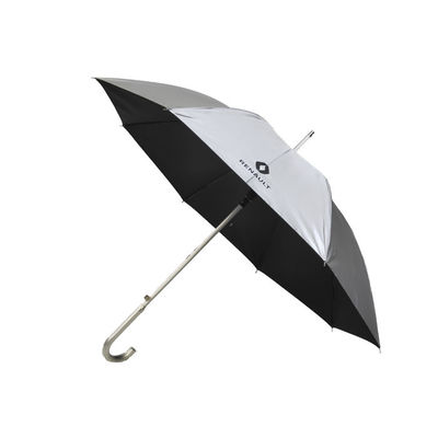 Πλαστικές Pongee πολυεστέρα λαβών ομπρέλες γκολφ λογότυπων συνήθειας
