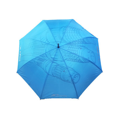 Windproof 19 ίντσα 6 συμπαγής ομπρέλα γκολφ πλευρών μετάλλων