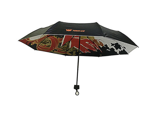 UV εμποδίζοντας Windproof κυρίες που διπλώνουν την ομπρέλα