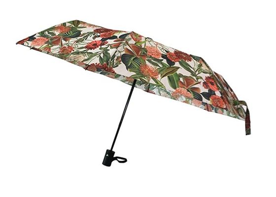 Γυναικείο Pongee αυτόματη διπλώνοντας ομπρέλα για το ταξίδι