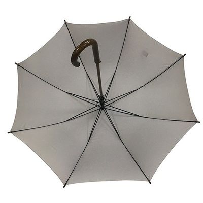 αυτόματη ανοικτή ομπρέλα 23 ίντσας κατ' ευθείαν με τον ξύλινο άξονα και ξύλινη ομπρέλα λαβών