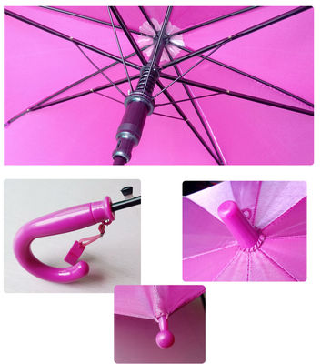 SGS πλαστική Windproof μίνι ομπρέλα λαβών γάντζων για τα παιδιά
