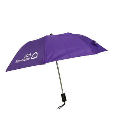 Χονδρική SilkLogo πλαστική ευθεία ομπρέλα 2 πτυχών λαβών συμπαγής