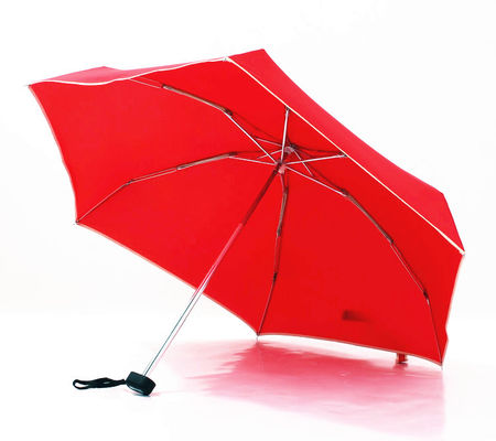 Πτυσσόμενη στερεά Windproof ομπρέλα χρώματος για τα άτομα