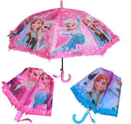 Χαριτωμένη ομπρέλα της Disney λαβών εκτύπωσης J πριγκηπισσών για τα παιδιά