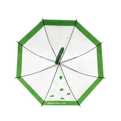 BSCI 23 ίντσας διαφανής ομπρέλα βροχής σημείου εισόδου διαφανής