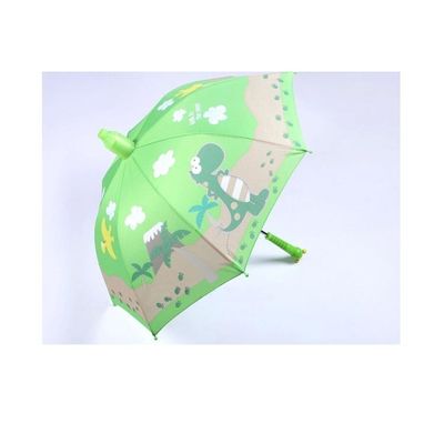 Windproof Pongee συμπαγής ομπρέλα 19 ' *8K παιδιών με την πλαστική κάλυψη αντι σταλαγματιάς