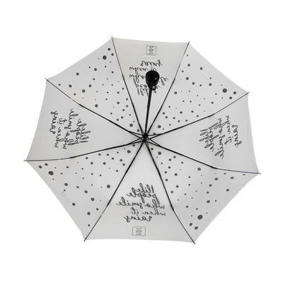 8 ψηφιακή εκτύπωση ομπρελών διπλώματος πλευρών αυτόματη ανοικτή στενή μίνι με την τσάντα αγορών