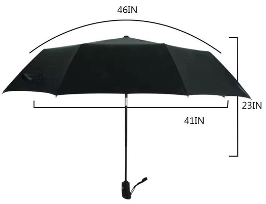 BV 3 εκτύπωση χρώματος διπλώματος πλήρης μέσα Pongee στην αυτόματη συμπαγή ομπρέλα
