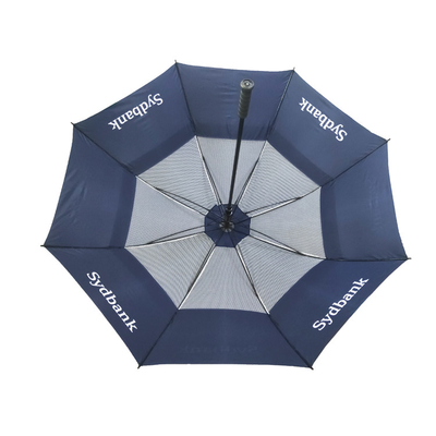 Windproof ευθεία ομπρέλα πλαισίων φίμπεργκλας λαβών
