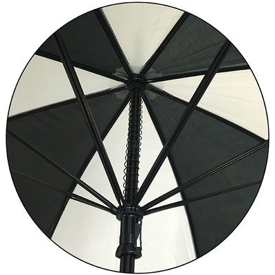 Διάμετρος 130CM ομπρέλα γκολφ πολυεστέρα 190T με το πλαίσιο μετάλλων