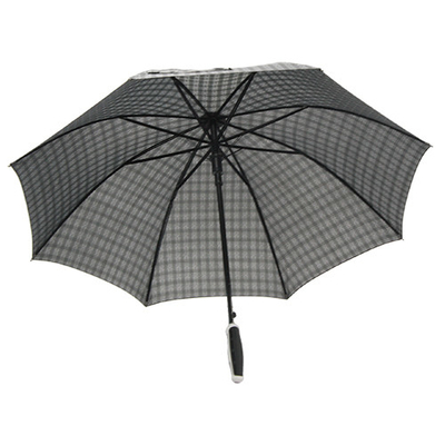 Pongee Windproof αδιάβροχη ομπρέλα υφάσματος κατ' ευθείαν