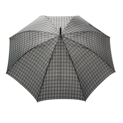 Pongee Windproof αδιάβροχη ομπρέλα υφάσματος κατ' ευθείαν