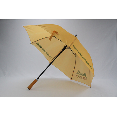 Προωθητική αυτόματη ομπρέλα γκολφ με την ευθεία ξύλινη λαβή