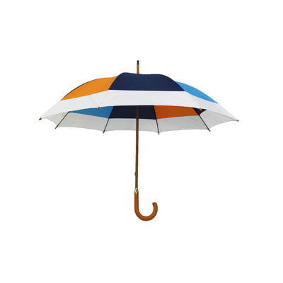 Windproof 23inch συνήθειας ξύλινη ομπρέλα ραβδιών λογότυπων
