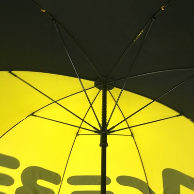 Χειρωνακτική ανοικτή φίμπεργκλας ομπρέλα γκολφ πλαισίων προωθητική με τη λαβή της EVA