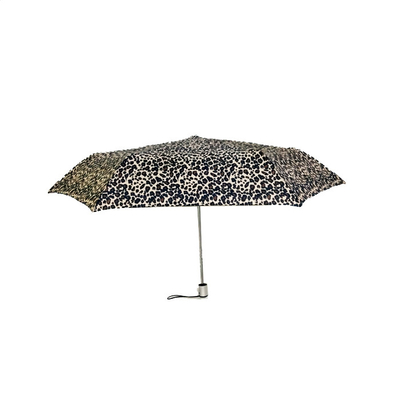 Η λεοπάρδαλη τύπωσε την αντι UV μίνι Windproof ομπρέλα τσεπών
