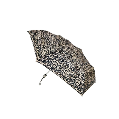 Η λεοπάρδαλη τύπωσε την αντι UV μίνι Windproof ομπρέλα τσεπών