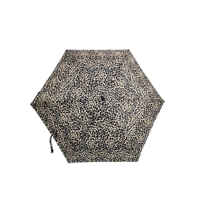 Η λεοπάρδαλη τύπωσε την αντι UV μίνι Windproof ομπρέλα τσεπών