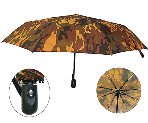 Dia 95cm Windproof διπλή συμπαγής ομπρέλα πλευρών φίμπεργκλας