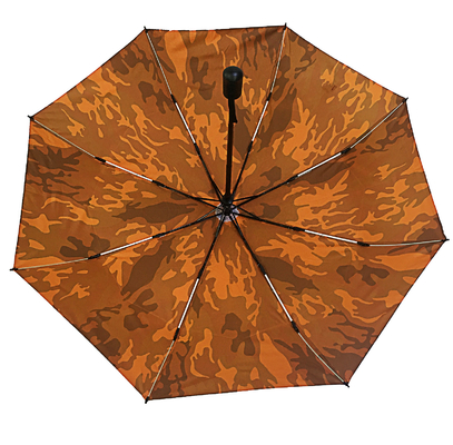 Dia 95cm Windproof διπλή συμπαγής ομπρέλα πλευρών φίμπεργκλας