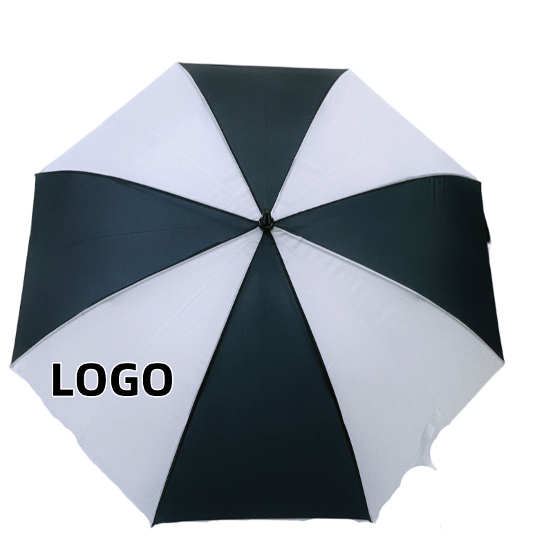 27 ιντσών 8 πλευρές Custom Logo Προώθηση Ομπρέλες Γκολφ με Φάμα και Άξονα