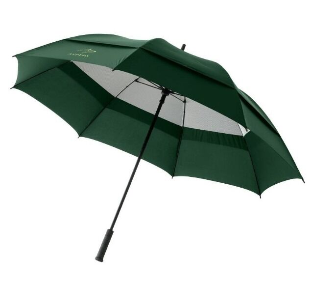 Μεταλλικά και γυάλινα πλευρά ομπρέλες γκολφ 32 ίντσες ευρεία κάλυψη με χειριστή Εύα κατάλληλο για εταιρικά δώρα και εξωτερικά