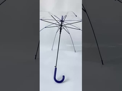 23 ίντσες, 8K, πολύχρωμη λαβή ομπρέλας, πολύχρωμο πλαίσιο, διαφανής ομπρέλα βροχής